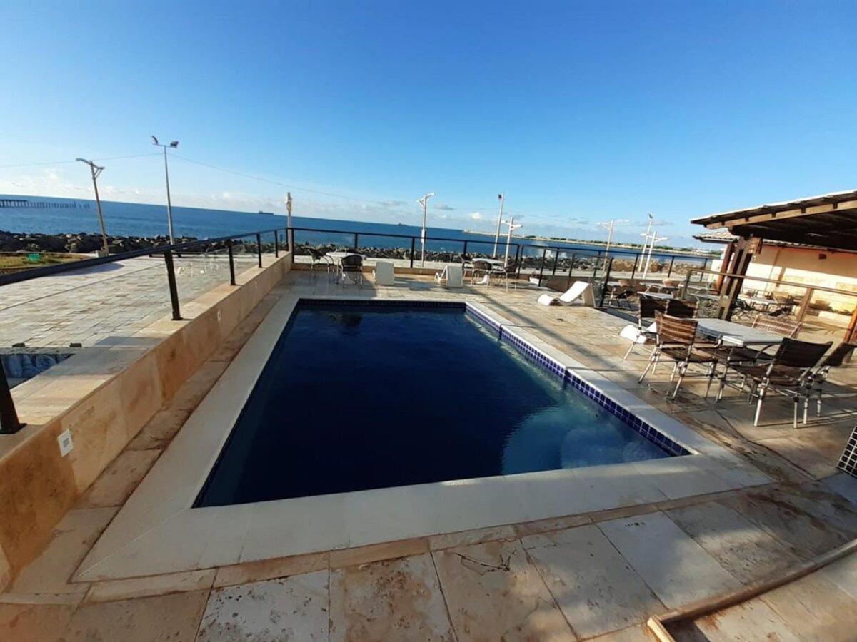 507 Lindo Flat Mobiliado Na Praia De Iracema Fortaleza  Eksteriør bilde
